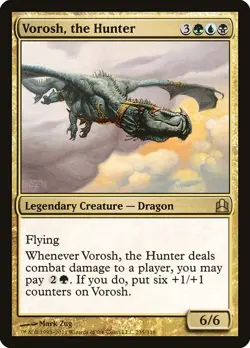 Vorosh, the Hunter Regular - Commander 2011 MTG-LP - Image 1