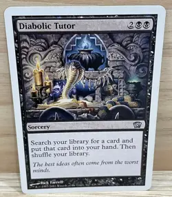 Diabolic Tutor - 8th Edition - Magic the Gathering - MtG NM - Image 1