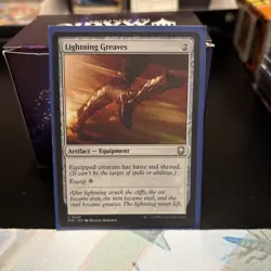 MTG x1 Lightning Greaves NM - Image 1
