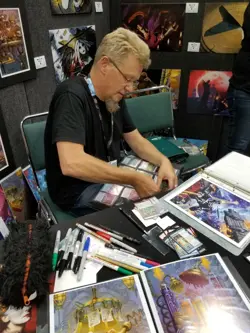 SIGNED MtG Magic Franz Vohwinkel MM17 Artist Proof _ BLOOD MOON _ OMG VHTF 1/50! - Image 2