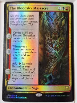 The Bloodsky Massacre - FOIL - Kaldheim - Magic the Gathering MTG Nice! - Image 1