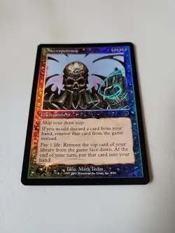 Necropotence Deckmasters Garfield vs Finkel Foil LP Lightly Played MTG - Image 2