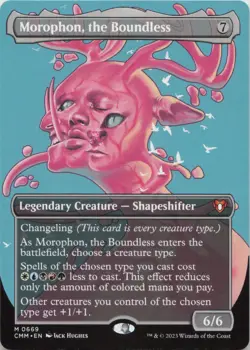 Morophon, the Boundless (Borderless) M Commander Masters 669 NM MTG - Image 1