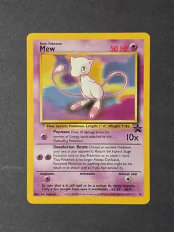 Pokemon Mew #8 Black Star Promo 2000 Wizards of The Coast WOTC - Image 1
