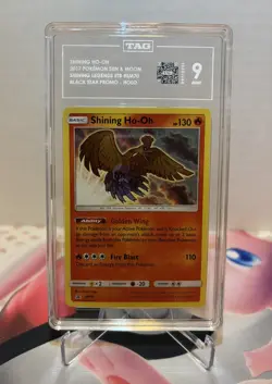 SHINING HO-OH TAG 9 2017 POKEMON SM BLACK STAR PROMOS #SM70 PROMO ETB 361 - Image 1