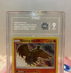 SHINING HO-OH TAG 9 2017 POKEMON SM BLACK STAR PROMOS #SM70 PROMO ETB 361 - Image 2