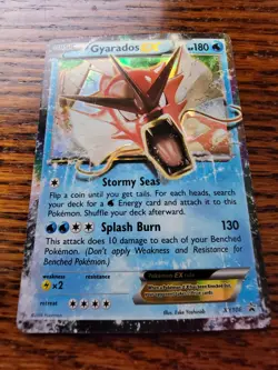 MP! - Pokemon X & Y Ultra Rare Shiny Red Gyarados EX XY106 Promo - Image 1