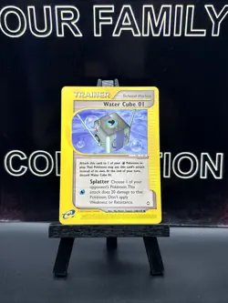 Trainer Water Cube 01 140/147 Aquapolis Uncommon 2002 Pokemon TCG NM - Image 1