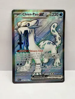 Pokemon TCG - Paldea Evolved Chien-Pao EX Holo Ultra Rare 236/193 NM/M - Image 1