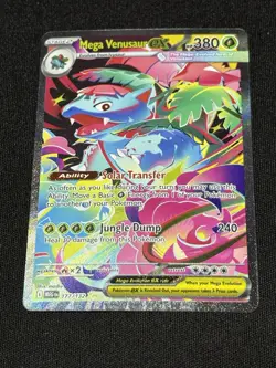 Pokemon Mega Venusaur EX - 177/132 - Full Art Secret Rare - XY Evolutions - Image 1
