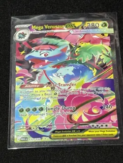 Pokemon Mega Venusaur EX - 177/132 - Full Art Secret Rare - XY Evolutions - Image 2