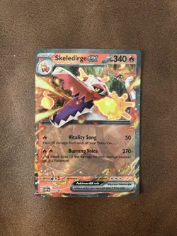 Pokemon Skeledirge ex SVP 034 Black Star Promo Ultra Rare Holo - Image 1