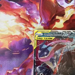 2019 Pokemon Unbroken Bonds Greninja Zoroark GX Full Art #107/214 NM - Image 2