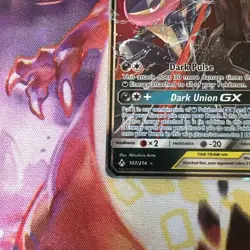 2019 Pokemon Unbroken Bonds Greninja Zoroark GX Full Art #107/214 NM - Image 5