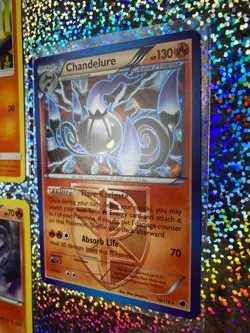 2013 Pokemon TCG Plasma Freeze Regular: 16/116 Chandelure; 14/116 Litwick - Image 3