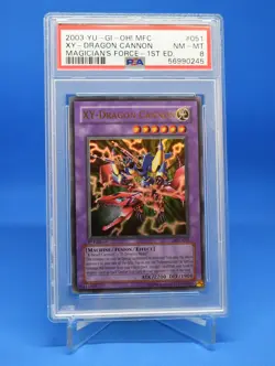 Yu-Gi-Oh! XY-Dragon Cannon [MFC-051] Ultra Rare 1st Ed PSA 8 - Image 1