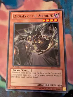 Emissary of the Afterlife LCYW 1st LP Yugioh - Image 1