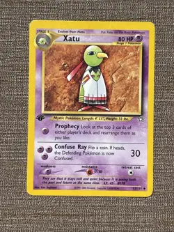 Xatu 52/111 Neo Genesis 1st Edition Pokemon Card LP Lightly Played Uncommon - Image 1