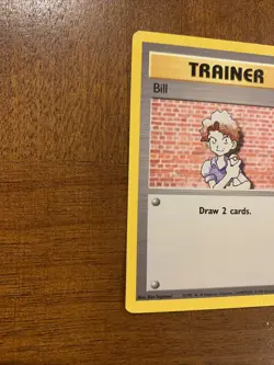 Bill 91/102 Base Set Unlimited 91/102 Trainer Pokemon Card WOTC 1999 - Image 4