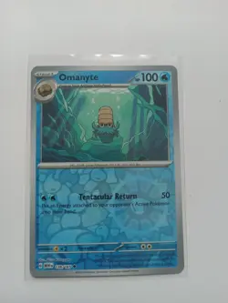 Omanyte Reverse Holo 138/165 Scarlet & Violet 151 NM Pokemon Card - Image 1