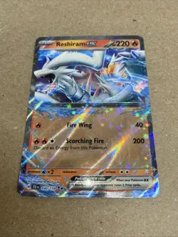 Pokemon TCG Journey Together Reshiram EX Card 030/159 Holo Stamped NM - Image 1