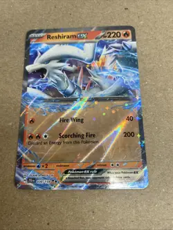 Pokemon TCG Journey Together Reshiram EX Card 030/159 Holo Stamped NM - Image 3