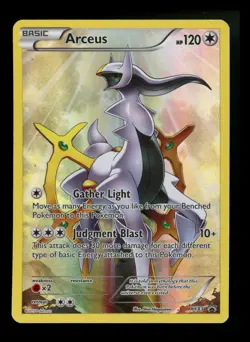 Arceus XY83 Black Star Promo 2015 Full Art Holo Rare IR Pokemon Card TCG - Image 1