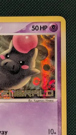 Spoink 65/106 Reverse Holo Emerald Stamped Pokemon Card - Image 3