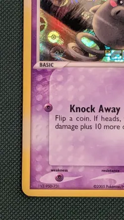 Spoink 65/106 Reverse Holo Emerald Stamped Pokemon Card - Image 5