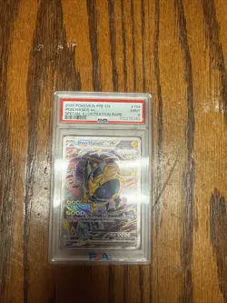 Pokemon TCG Iron Hands EX 154/131 Special Illustration Rare Card PSA 9 - Image 1