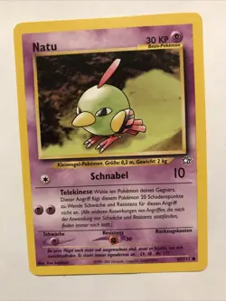 GERMAN Natu 67/111 Neo Genesis - Common Pokemon Card - NM - Image 1