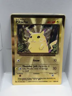 Pikachu - (Celebrations Metal Card) 058/102 Miscellaneous Cards & Products Holo - Image 1