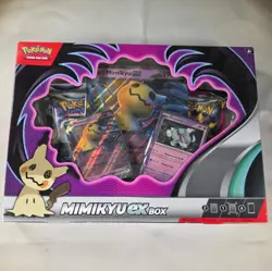 Pokemon TCG: Mimikyu Ex Box Booster Packs & Promo Card NEW SEALED ? - Image 1