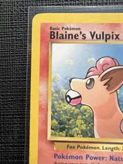 Pokemon TCG Blaine's Vulpix Gym Heroes Card 65/132 Unlimited Common MP - Image 2
