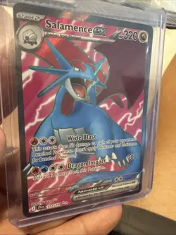 Pokemon TCG Salamence EX Full Art Holo Ultra Rare Card 177/159 Journey Together - Image 2