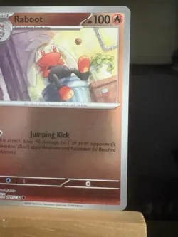 RABOOT - 27/132 Mega Evolution NM - Reverse Holo Common - Pokemon TCG Card - Image 3