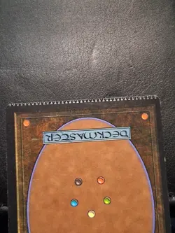 Swamp Land MTG Miscut Card ERROR W/grooves From Cutting Blade - Image 1