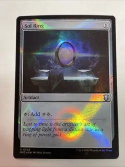 Sol Ring (Ripple Foil) Commander: Modern Horizons 3 Foil #305 Uncommon - Image 1