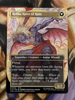 Kefka, Court Mage #322 Mythic (Borderless) Regular Final Fantasy English - NM 🔥 - Image 2