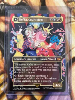 Kefka, Court Mage #322 Mythic (Borderless) Regular Final Fantasy English - NM 🔥 - Image 3