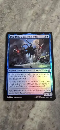Doc Ock, Sinister Scientist Marvel's Spider-Man Foil MTG Legendary Creature - Image 1