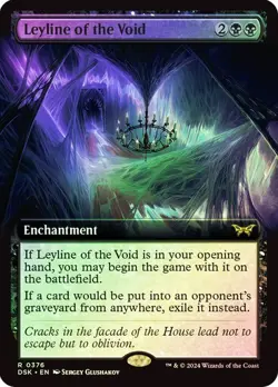 Leyline of the Void (Extended Art Foil) - DSK - Rare - MTG Magic Pack fresh - Image 1