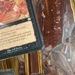 1999 MTG Black X5 Lot Yawgmoth's Bargain, Carnival Of Souls, Conspiracy Magic - Image 5