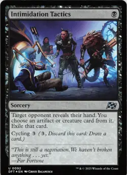 Intimidation Tactics - FOIL - U Aetherdrift 92 - MTG - Image 1