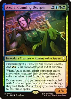 Foil Azula, Cunning Usurper [Avatar: The Last Airbender] MTG - Image 1