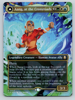 Avatar Aang, at the Crossroads FOIL Borderless R 304 Magic the Gathering - Image 1