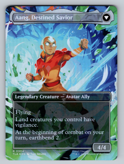 Avatar Aang, at the Crossroads FOIL Borderless R 304 Magic the Gathering - Image 2