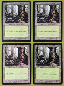 Forest (Pond) x4 Tempest 4x Magic the Gathering MTG - Image 1