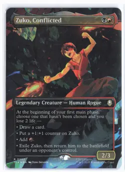Zuko Conflicted (Borderless) Avatar the Last Air Bender Foil - Image 1