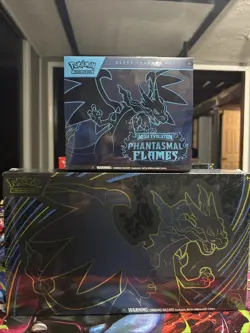 Mega Charizard X Ex UPC And Phantasmal Flames Etb Lot Of 2 Boxes Pokemon TCG - Image 1